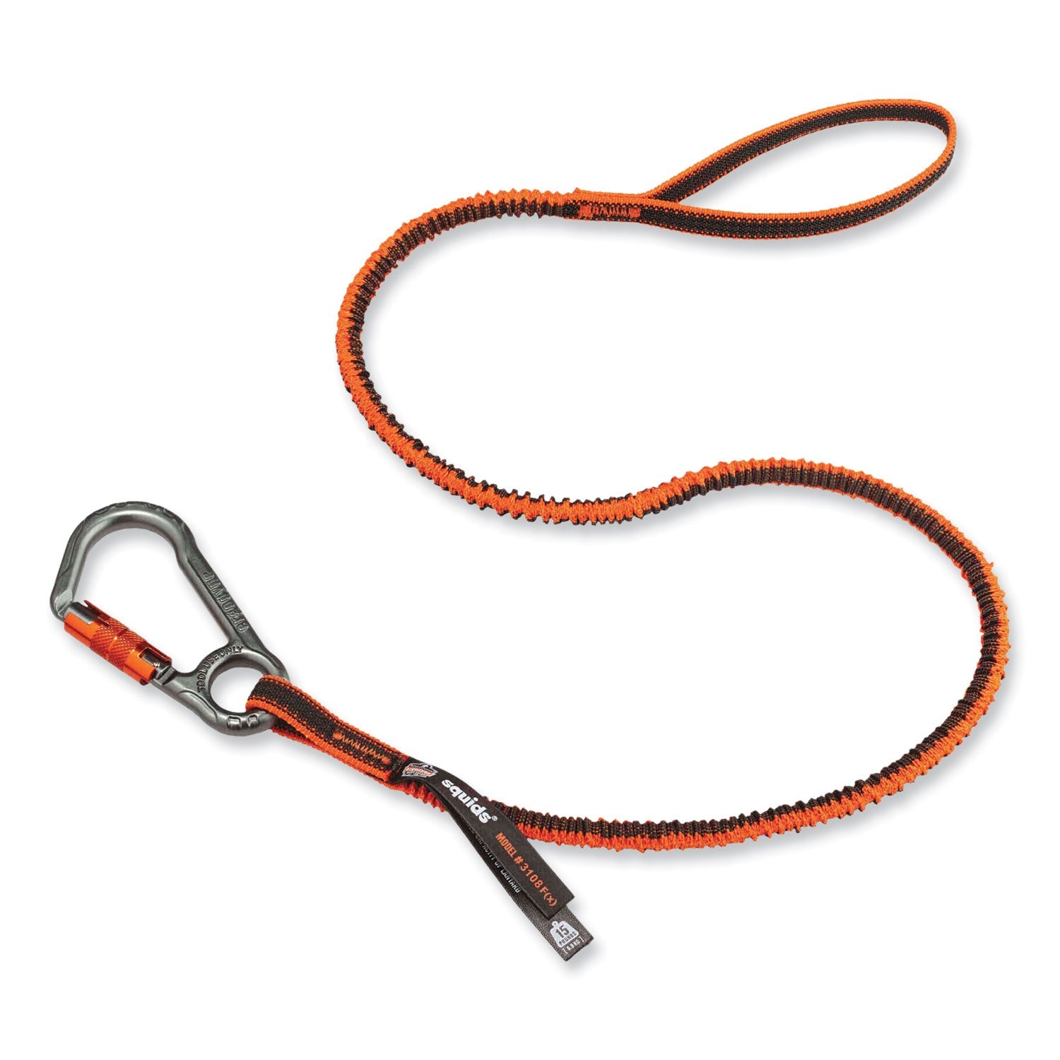 ergodyne-squids-3108f-x-tool-lanyard-w-locking-aluminum-carabiner-loop-num-ego19808_1